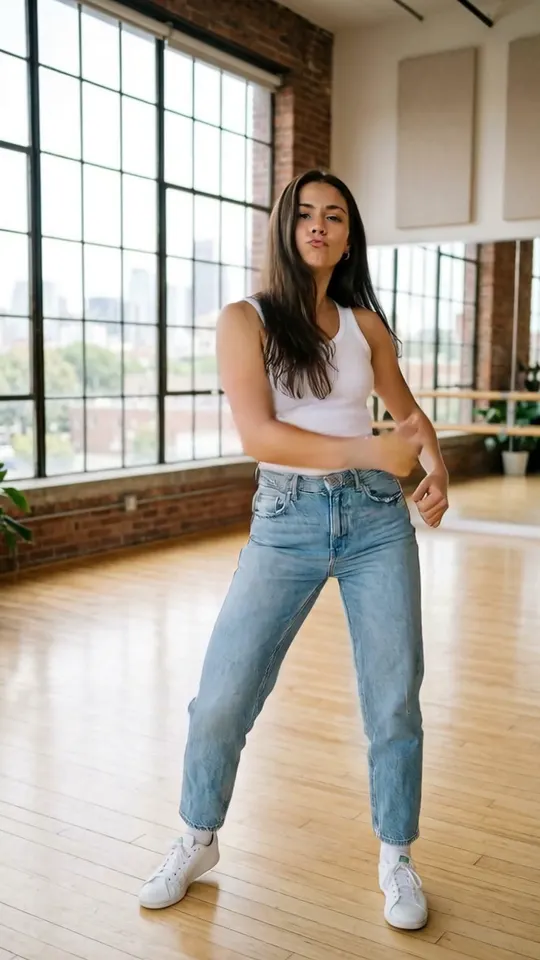 Group Choreo AI dance example made from one photo