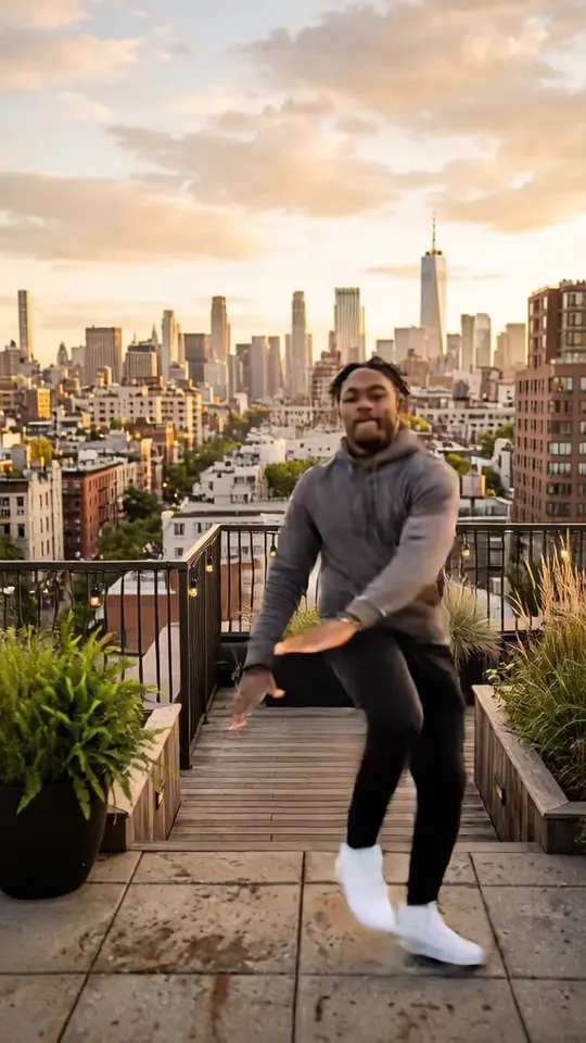 Pop Out AI dance example made from one photo