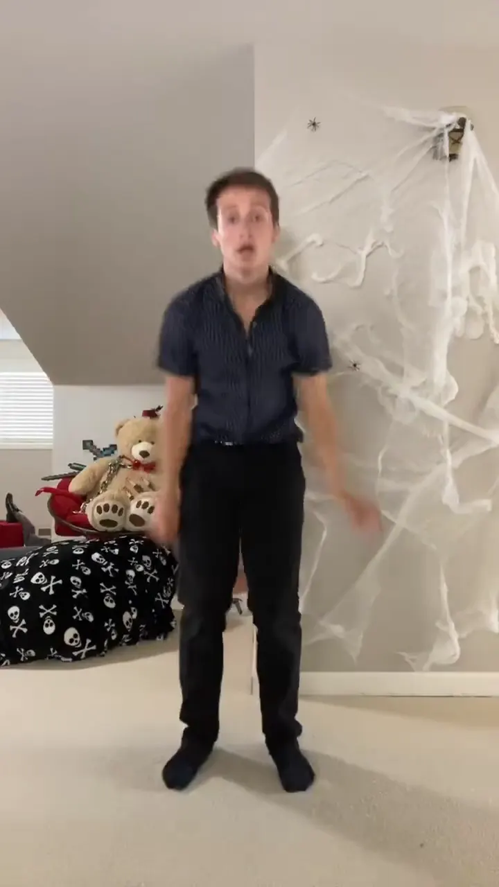 The original Spooky Scary Skeletons dance by @minecrafter2011 on TikTok